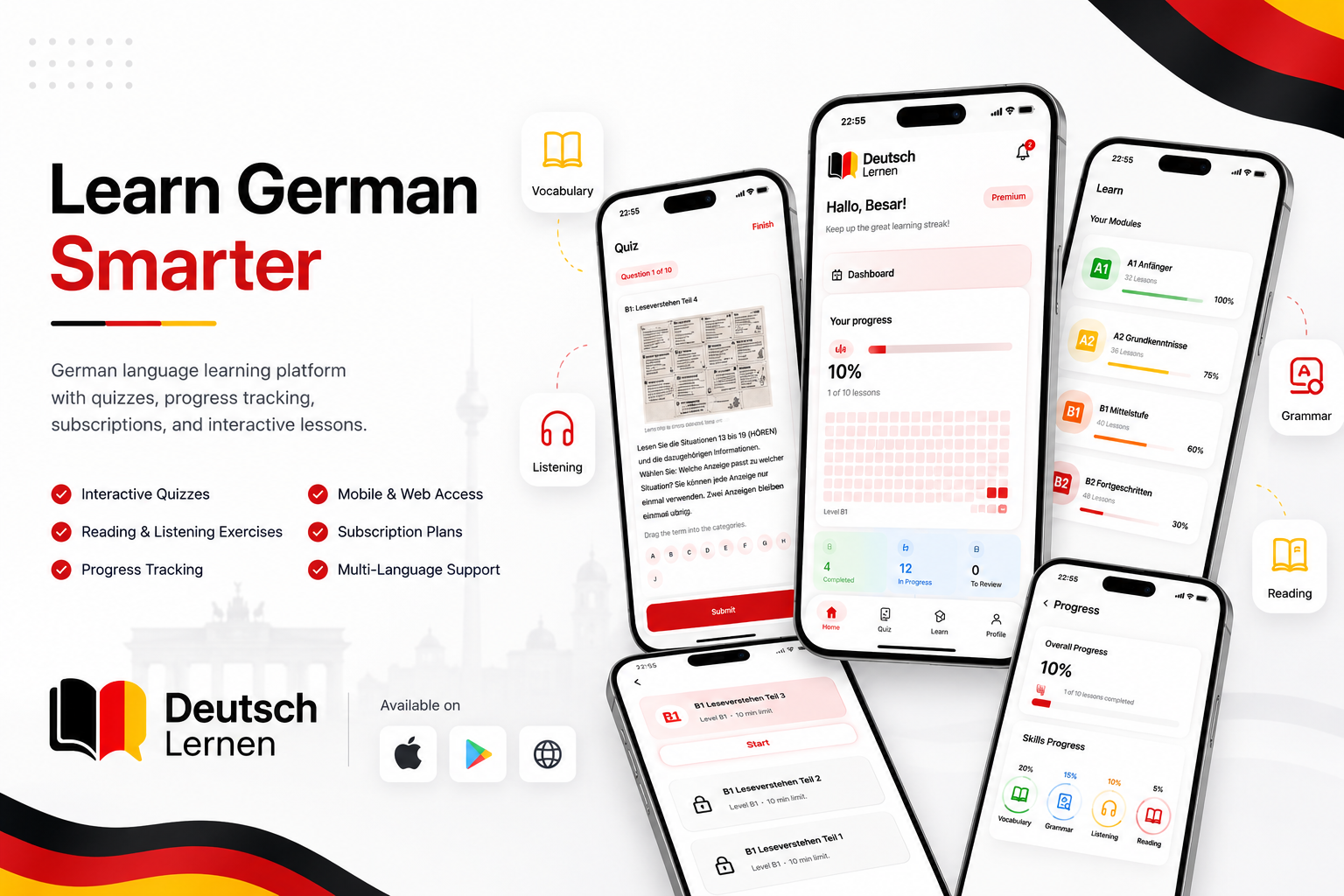 GermanApp Learning Platform